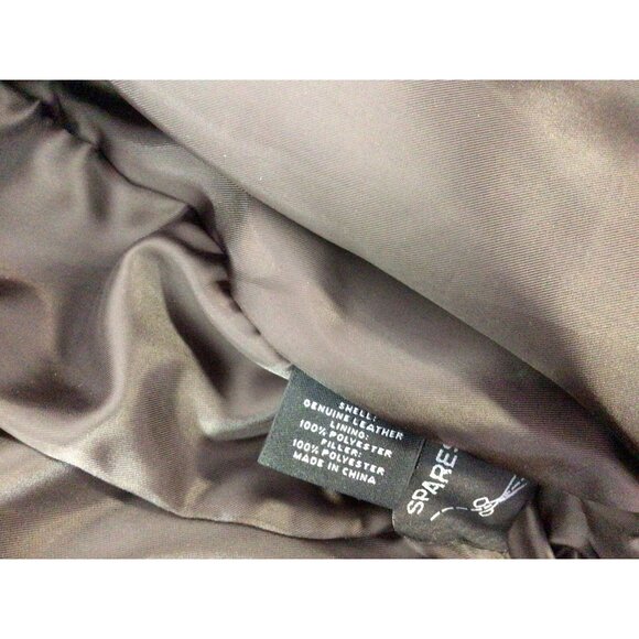 Roundtree & Yorke Brown Leather Jacket Aviator Coat Mens 3XL - Picture 10 of 11